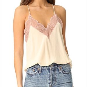 Zaria & Voltaire Christy cami in Ecru